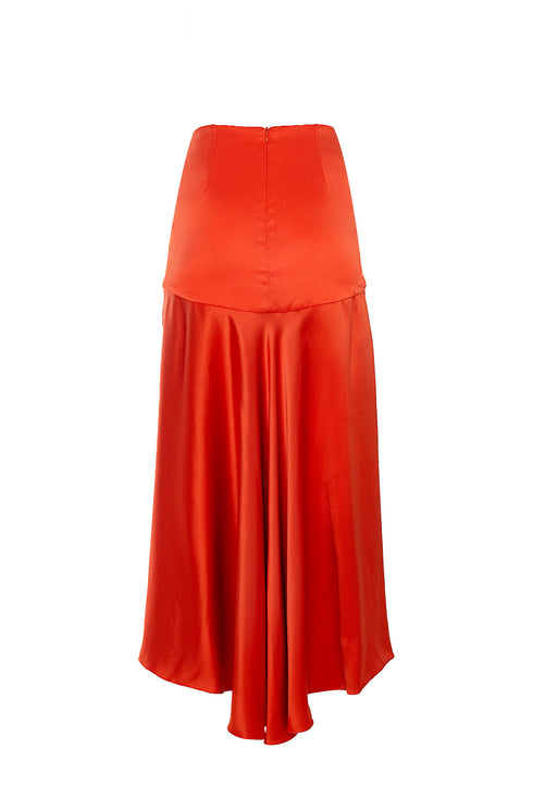 Falda Blooming Naranja Aperol